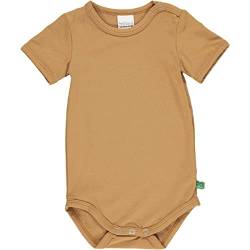 Fred's World by Green Cotton Baby - Mädchen Alfa S/S Body Baby and Toddler Sleepers, Biscuit, 80 EU von Fred's World by Green Cotton