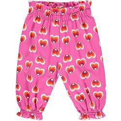 Fred's World by Green Cotton Baby - Mädchen Heart Flared Baby Casual Pants, Fuchsia/Mandarin/Lollipop/Plum, 86 EU von Fred's World by Green Cotton