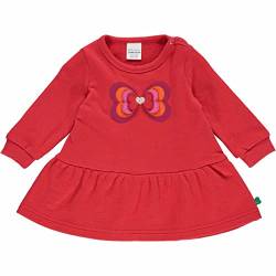 Fred's World by Green Cotton Baby - Mädchen Heart L/S Sweat Baby Casual Dress, Lollipop, 98 EU von Fred's World by Green Cotton