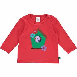 Fred's World by Green Cotton Baby - Mädchen Hello Bird L/S Baby T Shirt, Lollipop, 86 EU von Fred's World by Green Cotton