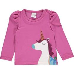 Fred's World by Green Cotton Baby - Mädchen Hello Unicorn L/S Baby T Shirt, Fuchsia, 98 EU von Fred's World by Green Cotton