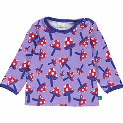 Fred's World by Green Cotton Baby - Mädchen Mushroom L/S Baby T Shirt, Paisley/Energy Blue/Lollipop, 92 EU von Fred's World by Green Cotton