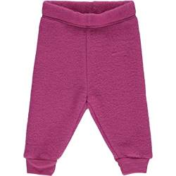 Fred's World by Green Cotton Baby - Mädchen Wool Fleece Baby Casual Pants, Plum, 74 EU von Fred's World by Green Cotton