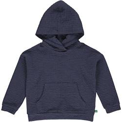Fred's World by Green Cotton Boy's Jacquard Pocket Hoodie T-Shirts and Tops, Night Blue, 128 von Fred's World by Green Cotton