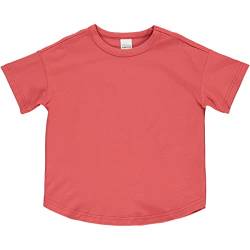 Fred's World by Green Cotton Girl's Alfa Big s/s T T-Shirt, Cranberry, 122 von Fred's World by Green Cotton