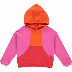 Fred's World by Green Cotton Jungen Block Hoodie Hooded Sweatshirt, Mandarin, 110 EU von Fred's World by Green Cotton