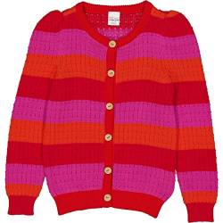 Fred's World by Green Cotton Mädchen Knit Stripe Cardigan Sweater, Lollipop, 122 EU von Fred's World by Green Cotton