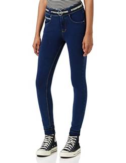 FREDDY Damen Now1mc002 Hose, Dunkle Jeans mit gelben Nähten, XS von Freddy