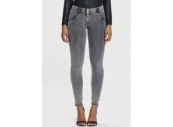 Jeggings FREDDY "WRUP2RC002ORG" Gr. XL (42), N-Gr, grau (grey) Damen Hosen Stoffhosen von Freddy