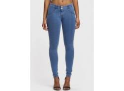 Jeggings FREDDY "WRUP2RC002ORG" Gr. XS (34), N-Gr, blau (light, blue, denim) Damen Hosen Stoffhosen von Freddy