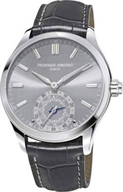 Frederique Constant Geneve Herren Analog Quarz Uhr mit Leder Armband FC-285LGS5B6 von Frederique Constant