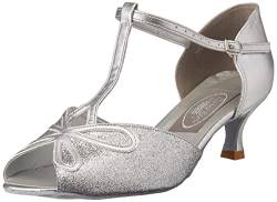 Freed of London Damen Neptune Tanzschuh, Silver von Freed of London