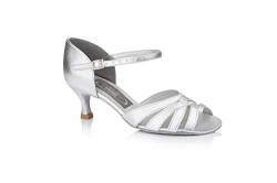 Freed of London Damen Waltz Tanzschuh, Silber, 38 EU Weit von Freed of London