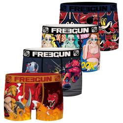 Freegun Comic Herren Boxershorts 4er Pack von Freegun