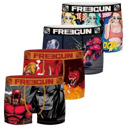 Freegun Comic Herren Boxershorts 4er Pack von Freegun