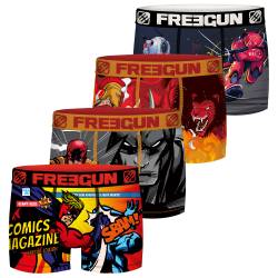 Freegun Comic Herren Boxershorts 4er Pack von Freegun