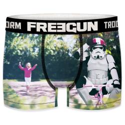 Freegun Star Wars Herren Boxershorts Funny Stormtrooper Krieg der Sterne Meme Druck 1er Pack S M L XL XXL von Freegun