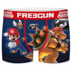 Freegun Super Mario Herren Boxershorts Luigi Bowser Gumba Piranha Pflanze von Freegun