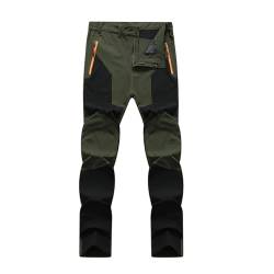 Freiesoldaten Schnell trocknende Herren-Wanderhose, atmungsaktiv, leicht, Outdoor-Klettern, Walking-Hose, armee-grün, 31-35 von Freiesoldaten