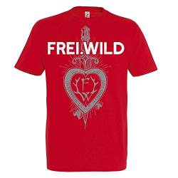 Frei.Wild - ALKVS, T-Shirt, Farbe: Rot, Größe: XL von Freiwild
