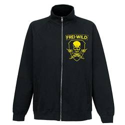 Frei.Wild - Rivalen & Rebellen/Skull Sweatjacke, Farbe: Schwarz, Größe: M von Freiwild