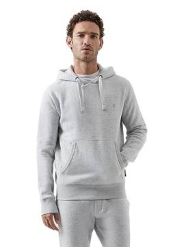 French Connection Herren Signtaure Kapuzenpullover Hoodie Hellgrau Melange S von French Connection