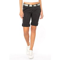 Fresh Made Bermudas Bermuda mit glänzendem Gürtel von Fresh Made