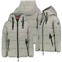 Fresh Made Steppjacke Damen Winter Stepp Jacke Parka Winterjacke Kapuze Gesteppt Stehkragen von Fresh Made