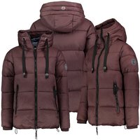 Fresh Made Steppjacke Damen Winter Stepp Jacke Parka Winterjacke Kapuze Gesteppt Stehkragen von Fresh Made