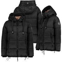 Fresh Made Steppjacke Damen Winter Stepp Jacke Parka Winterjacke Kapuze Gesteppt Stehkragen von Fresh Made