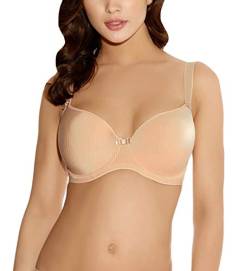 Freya Damen Idol Balconette Bügel T-Shirt-BH, Blickdicht, Nude, 70G von Freya