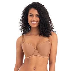 Freya Damen Idol Underwire Molded Bra T-Shirt BH, Zimt, 70D von Freya