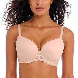 Freya Damen Offbeat Bügel Demi Formgepresster Tauch T-Shirt-BH, Naturfarben/Beige, 75DD von Freya