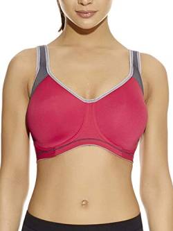 Freya Damen Sonic Bügel, Spacer Sport-BH, Hot Crimson, 80FF von Freya