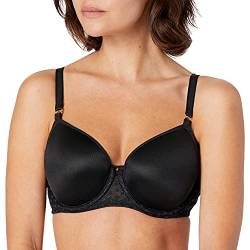 Freya Damen Starlight Balconette-Bügel T-Shirt-BH, Blickdicht, Schwarz, 28GG von Freya