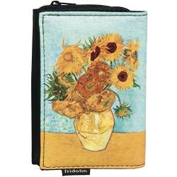 Fridolin Van Gogh Geldbörse Sonnenblumen, 12 cm, Mehrfarbig, Mehrfarbig, 12 cm, Geldbeutel von Fridolin