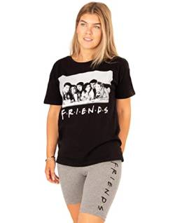 Freunde Pyjamas Womens Erwachsene T-Shirt mit Zyklus Shorts Loungewear M von Friends