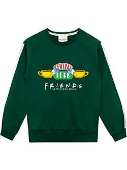Friends Mädchen Sweatshirt Central Perk Grün 152 von Friends