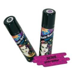 FASCHING 30305 Hairspray 2 in 1 pink, Glitter+Color, Haarspray NEU/OVP von Fries