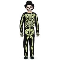 Fries Kinder-Kostüm Größe 128 Overall Skelett GID von Fries