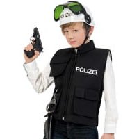 Fries Kinder-Kostüm Größe 128 Polizei-Einsatzweste von Fries