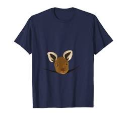 Süßes Känguru Baby im Beutel Karneval Kostüm T-Shirt von Frieser Designs