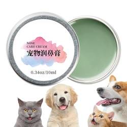 Nasenbalsam für Hundepfoten | Natürliche Feuchtigkeitscreme für die Hundenase,10 ml Avocado-Feuchtigkeitscreme für die Nase von Haustieren, lecksicher, Linderung trockener Nasen bei Hunden, Frifer von Frifer