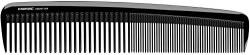 Fripac Ebonit Damen-Haarschneide-Kamm 609 aus Naturkautschuk (antistatisch), für Scheren- und Maschinenschnitte bei Frauen, Länge 21,5 cm, für mittellanges und langes Haar, abgerundete Form von Fripac-Medis