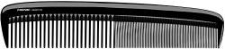 Fripac Ebonit Damen-Haarschneide-Kamm 610 aus Naturkautschuk (antistatisch), für Scheren- und Maschinenschnitte bei Frauen, Länge 23 cm, für mittellanges und langes Haar, abgerundete Form, extra groß von Fripac-Medis