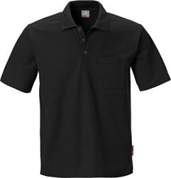 FRISTADS KANSAS Match Poloshirt L, schwarz von Fristads Kansas