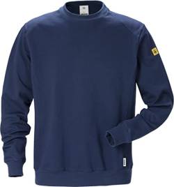 Fristads ESD-Sweatshirt 7083 Xsm - Größe 5XL - Dunkles Marineblau von Fristads