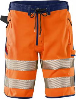 Fristads Workwear 131154 SSL High Vis Herren-Shorts Gr. XL, Neon-Orange von Fristads