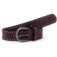 Fritzi aus Preußen Taillengürtel Fritzi-Belt-Tiny-Dots-Bordeaux-Damen-Nietengürtel- 37 mm 85 von Fritzi aus Preußen