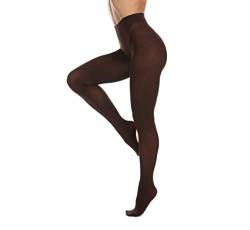 Frola Nur die Damen Strumpfhose 80 Den Blickdicht Microfaser Weich Damenstrumpfhose (L/XL, Kaffee) von Frola